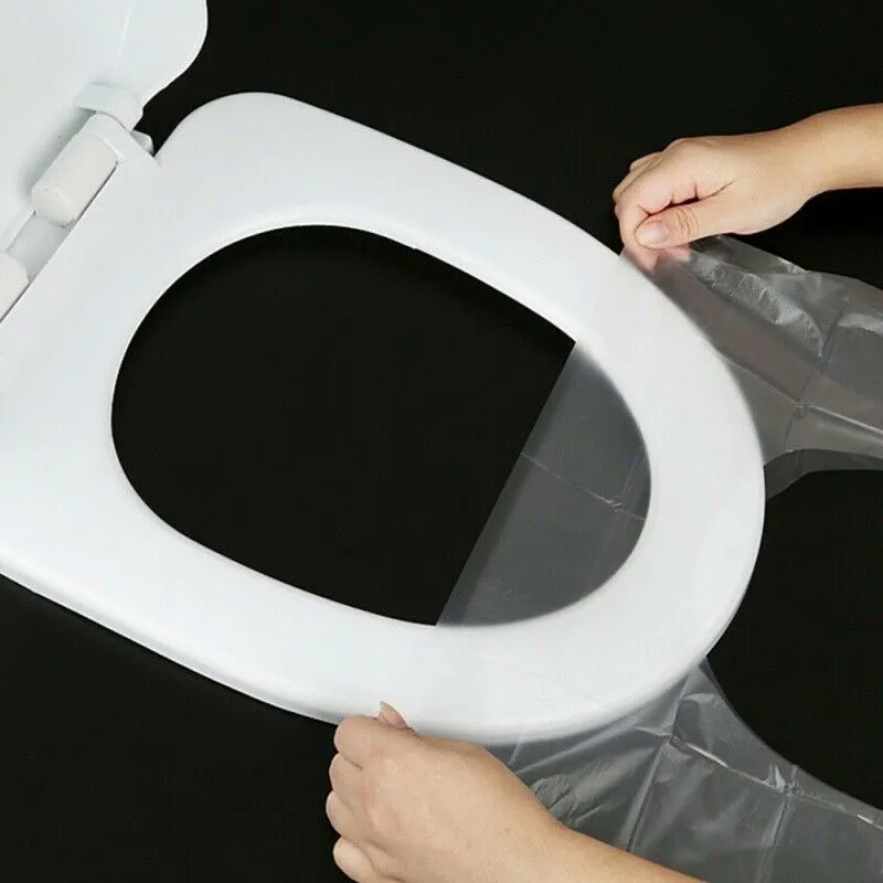 50Pcs/Bag Disposable Toilet Seat Cover Waterproof Antibacterial Toilet Cushion