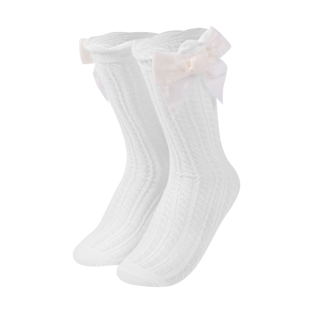 Infant Kids Socks Toddler Baby Girl Knitted Stockings Ribbed Socks