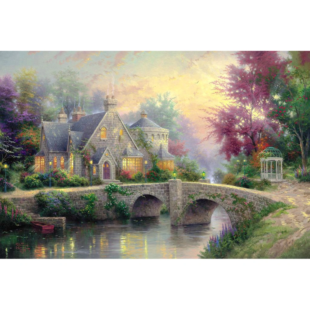 1000 Pieces Jigsaw Puzzle Landscape Painting Pattern Brain Teaser Puzzles