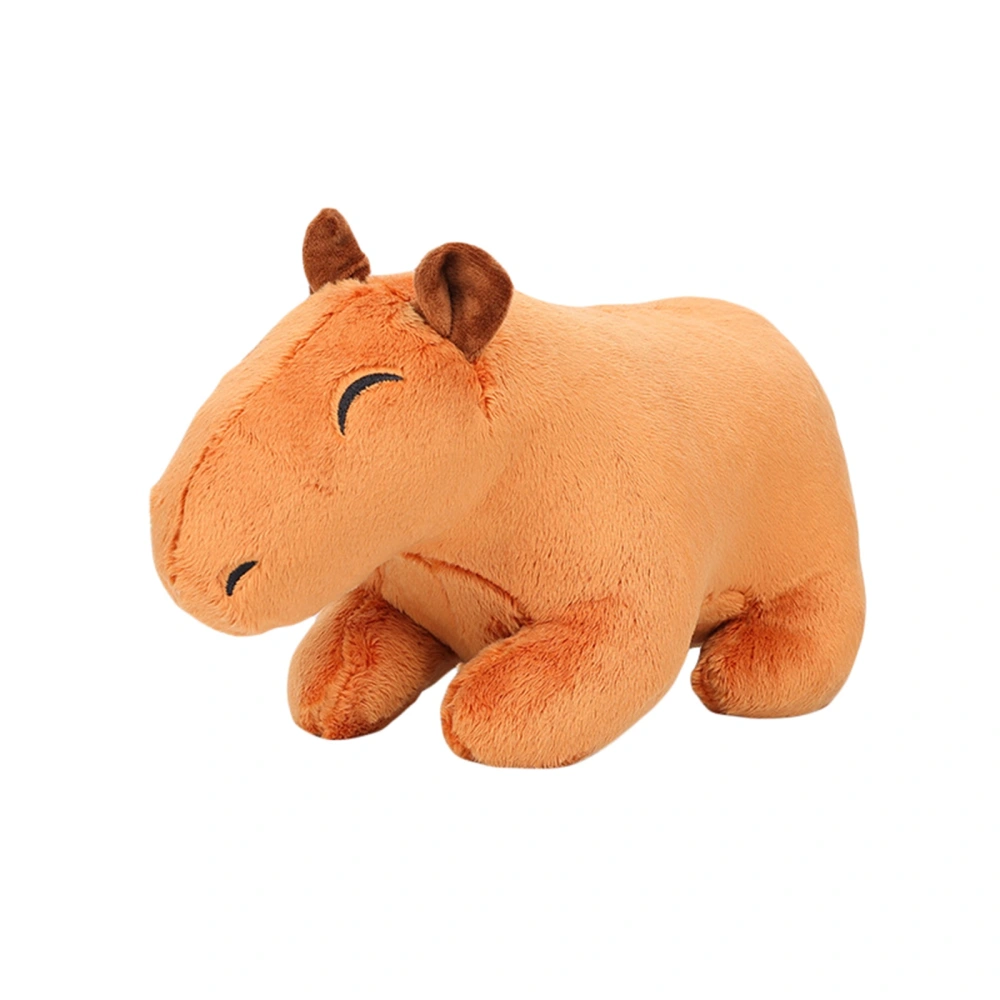 Soft Plush Capybara Dolls Stuffed Cartoon Animal Toys Throw Pillow 