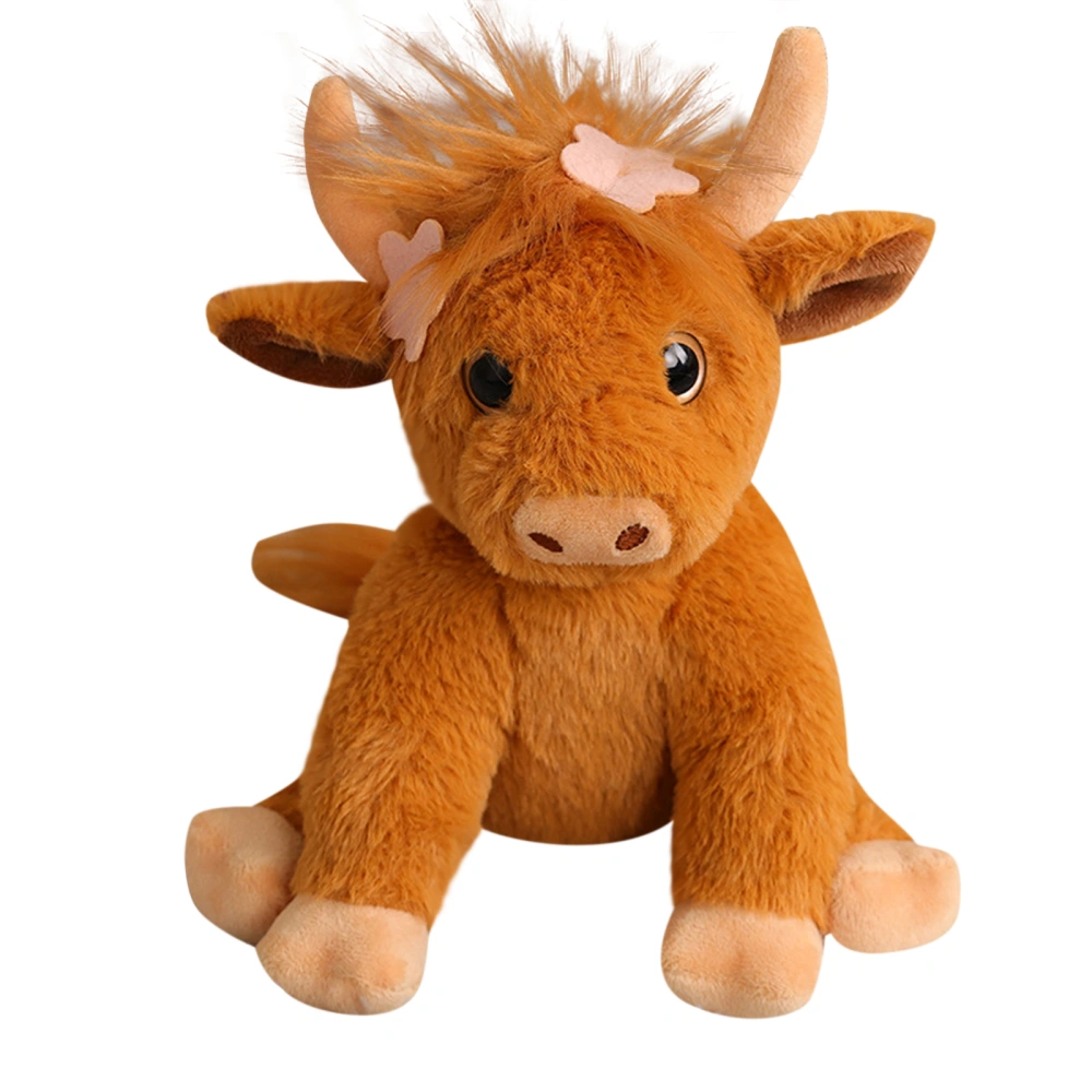 Highland Cow Stuffed Plush Doll, Cute Soft Toy Birthday Gift