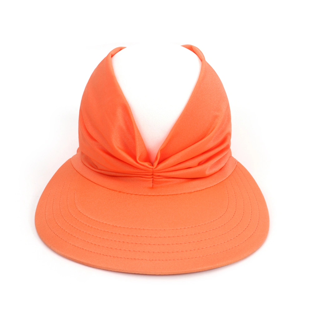 Women Sun Beach Visor Cap UV Protection with Wide Brim for Sports