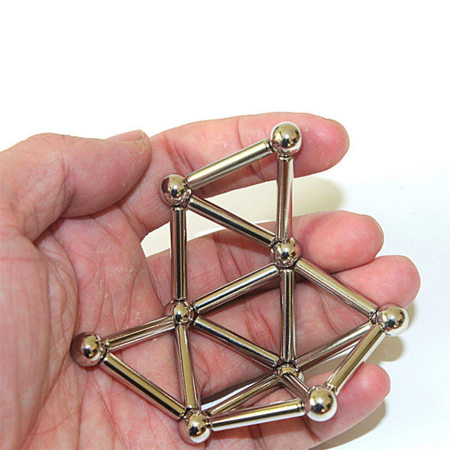 Kids Toy Bricks, Metal Magnetic Building Blocks Educational Toys