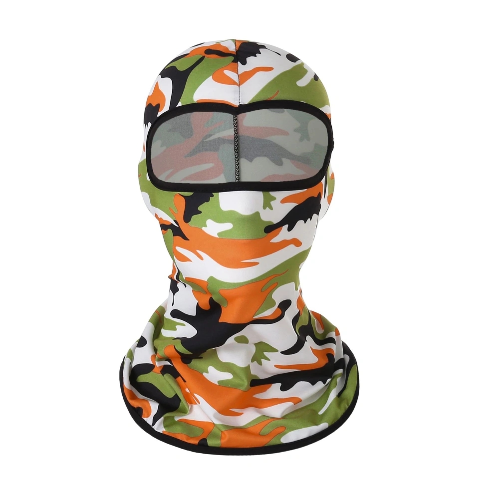 Adults Balaclava, Camouflage Print Sun-Resistant Face Mask Headgear