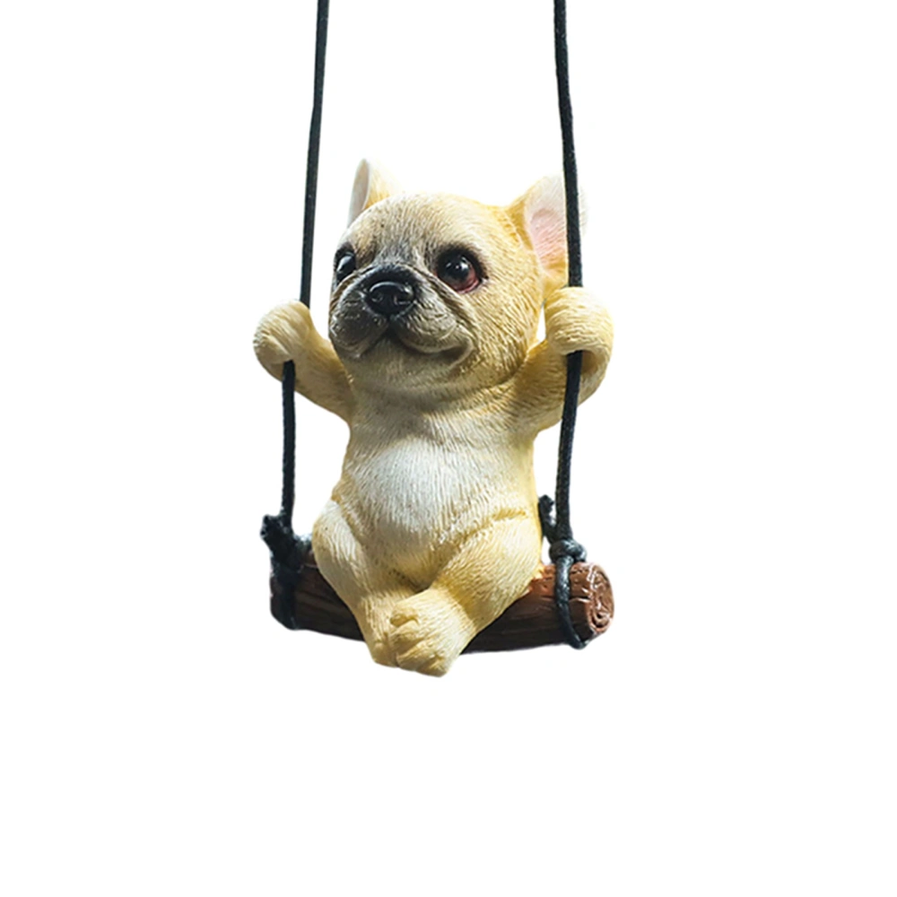 Car Mirror Hanging Accessories French Bulldog Car Hanging Ornament