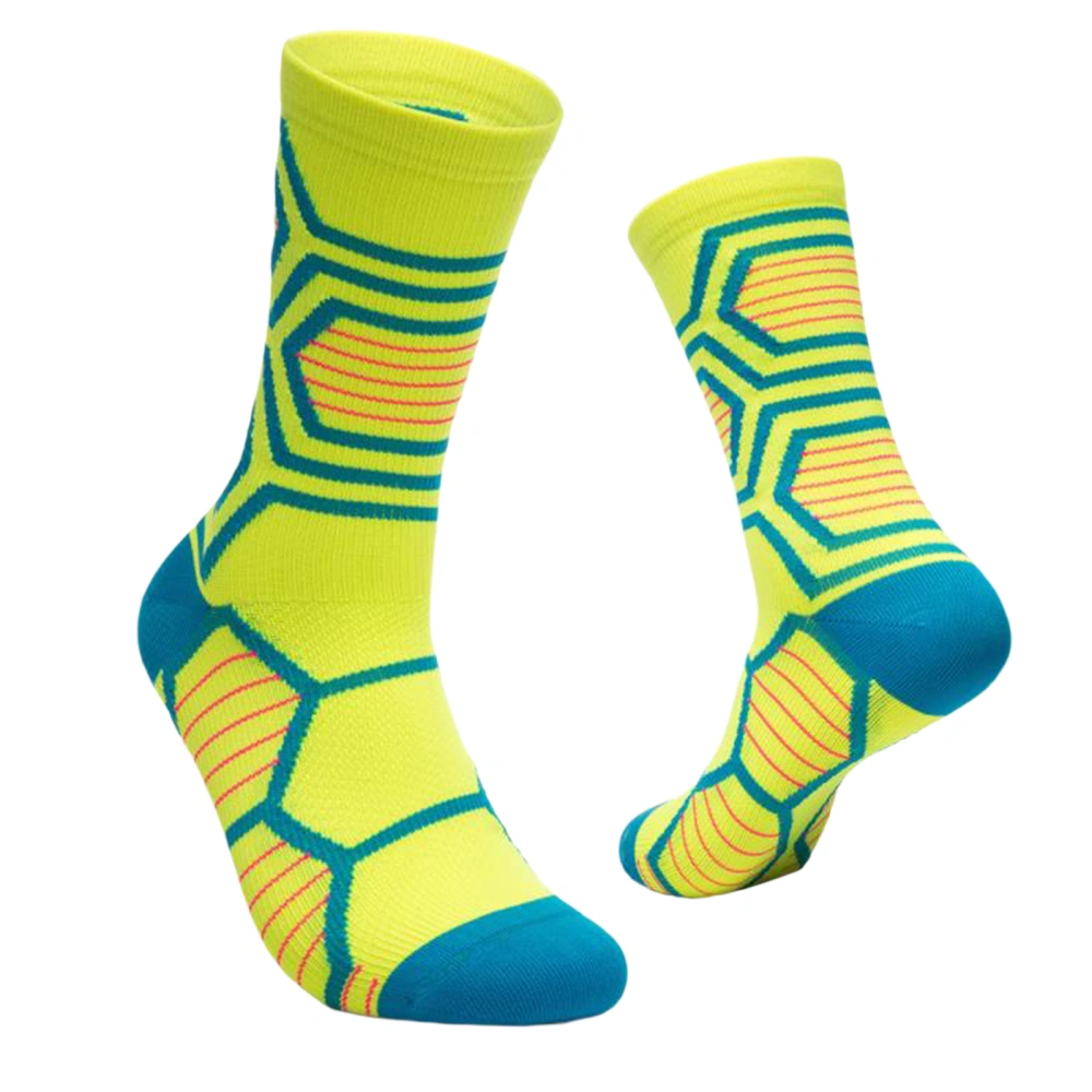 Unisex Stockings for Sports, Breathable Variegated Color Socks