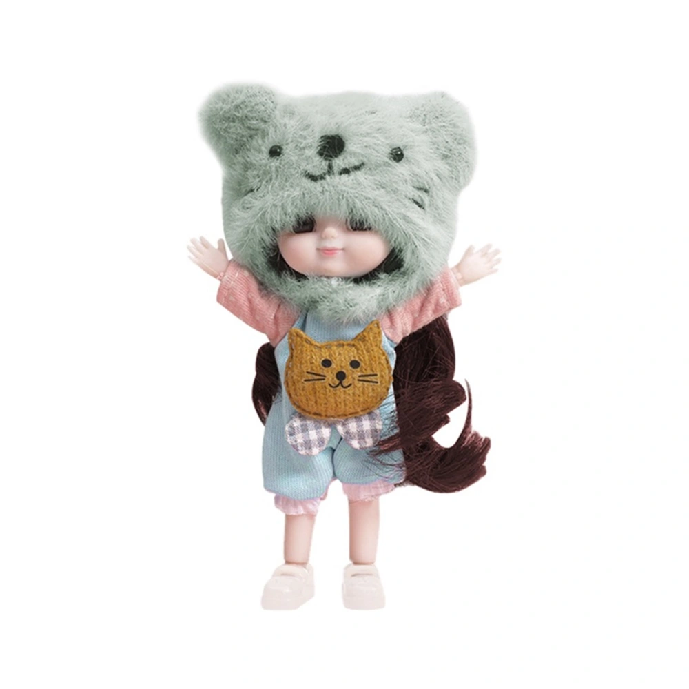 Cute Zodiac Animal Doll Flexible Baby Toy with Removable Outfits