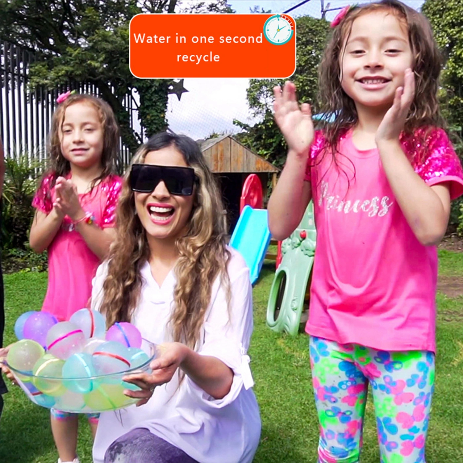 Reusable Water Balls, Reusable Self-Sealing Water Balloons for Summer