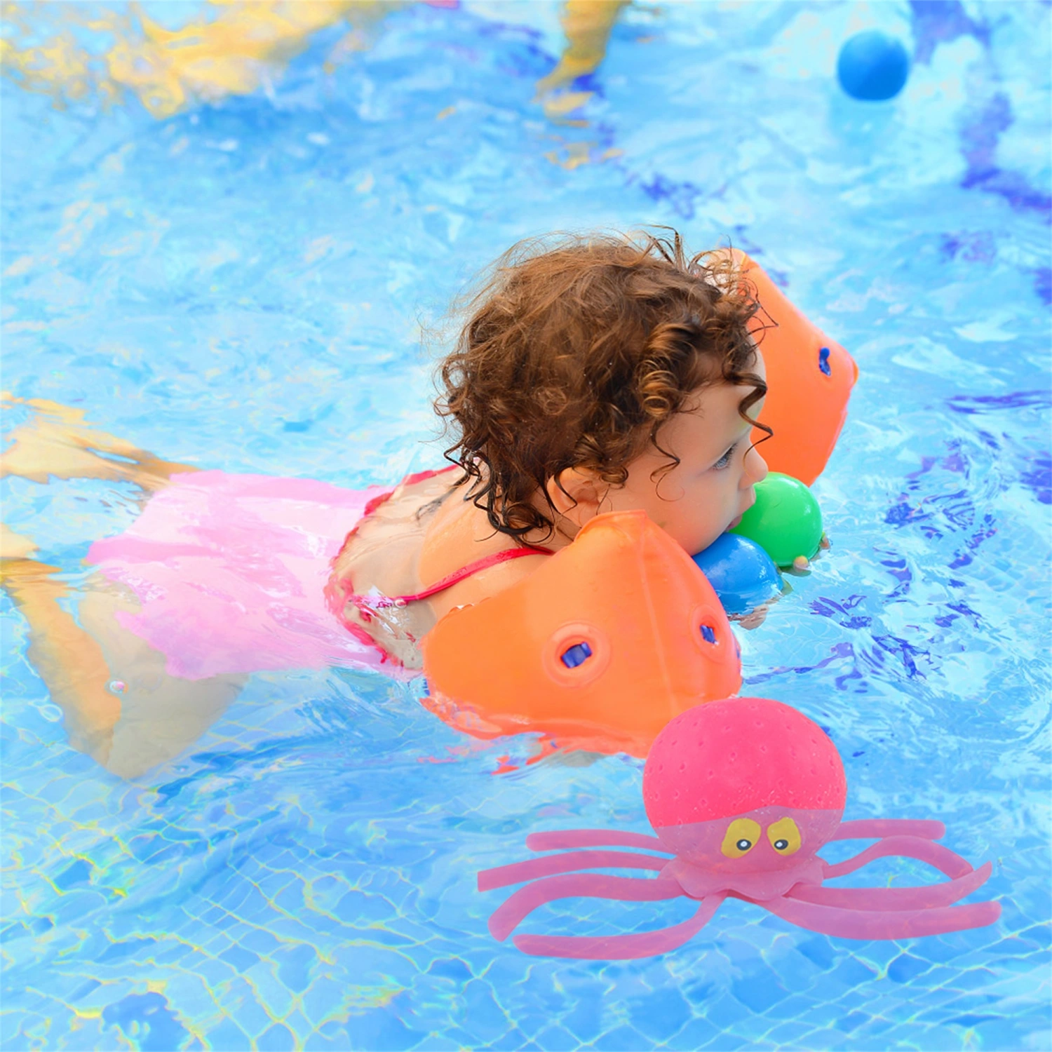 Stress Relief Toy, Super Soft Squeeze Toy Octopus Toy Toddler Bath Toy