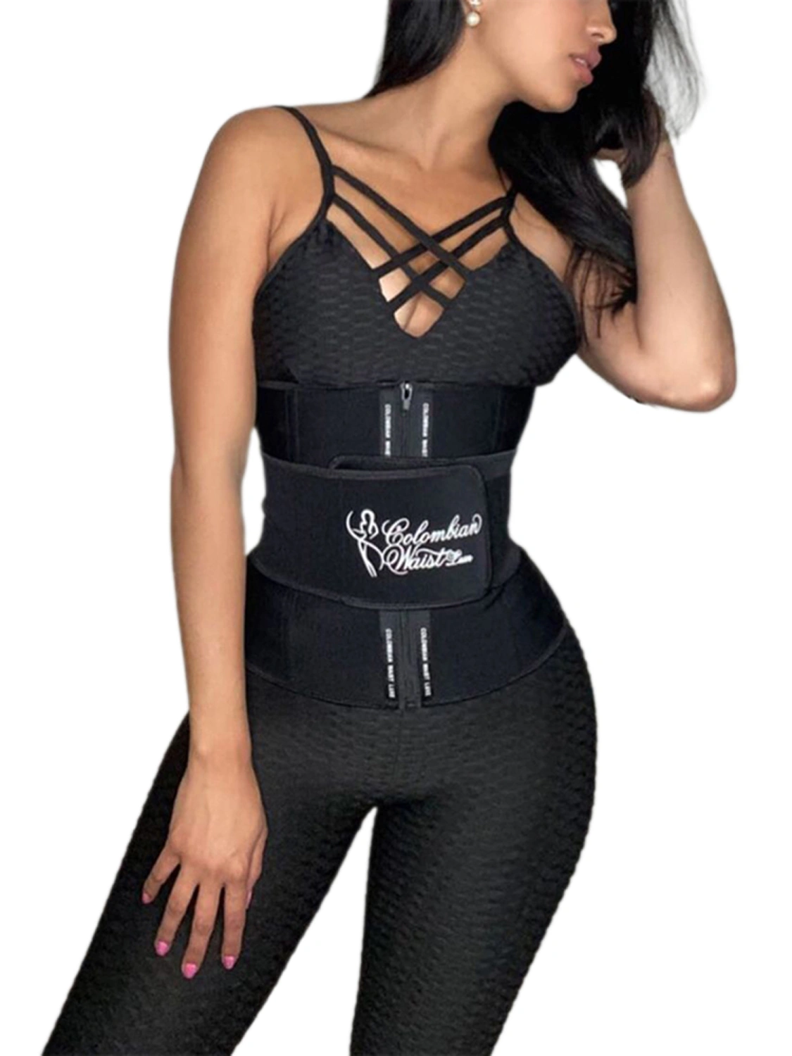 Women Summer Sports Bodysuit, Solid-Color Spaghetti Straps Jumpsuits