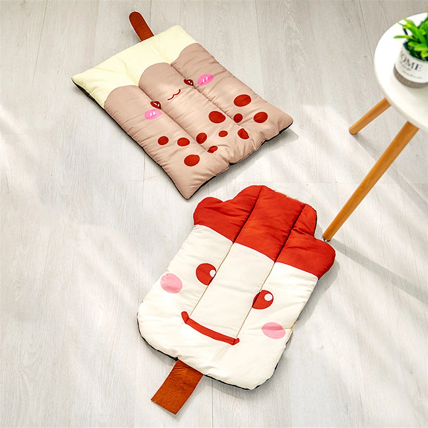 Cooling Mat for Pet, Cartoon Fruit Watermelon Soft Puppy Nest House