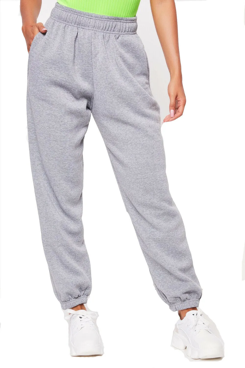 Ladies Casual Trousers, Monochrome Long Breathable Sweat Absorbent Pants