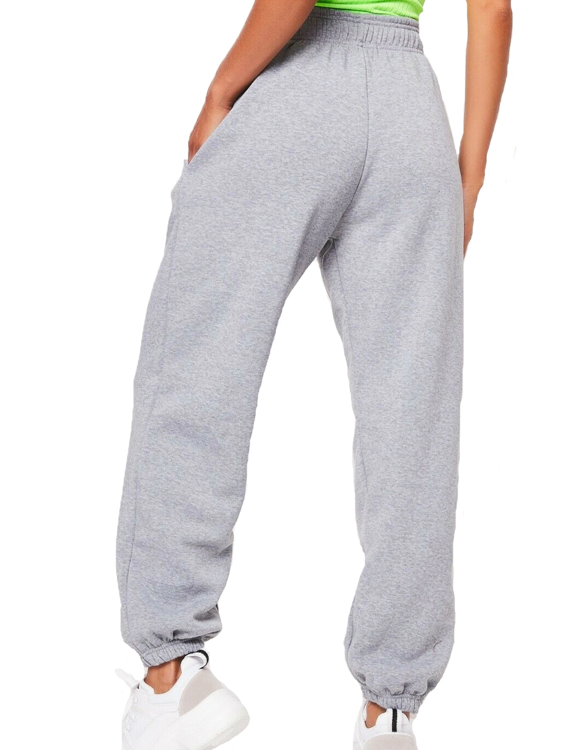 Ladies Casual Trousers, Monochrome Long Breathable Sweat Absorbent Pants