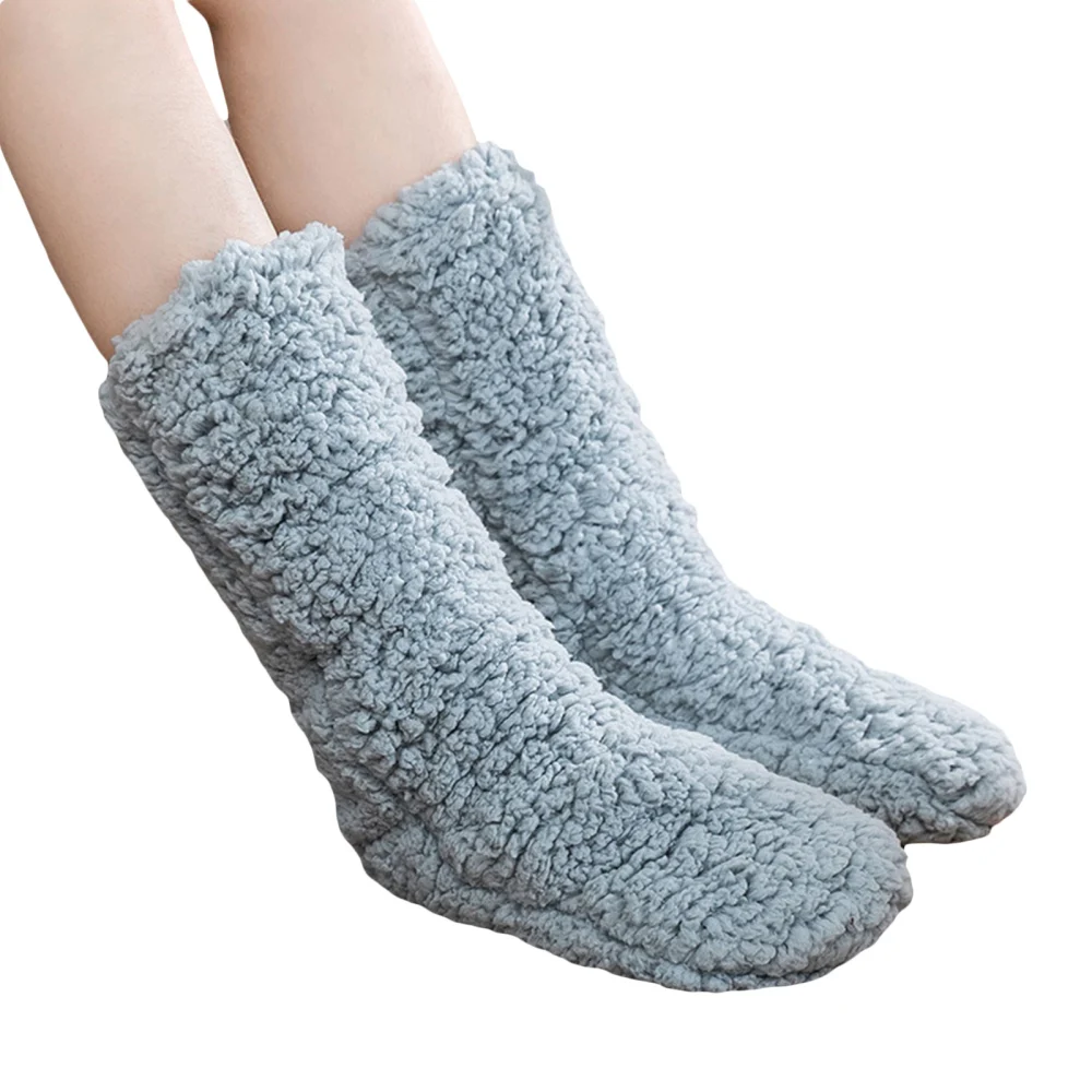 Women Plush Socks, Spring Fall Winter Floor Socks Female Gift 