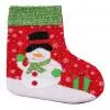 Christmas Stockings Cute Santa Snowman Print Tree Hanging Ornaments