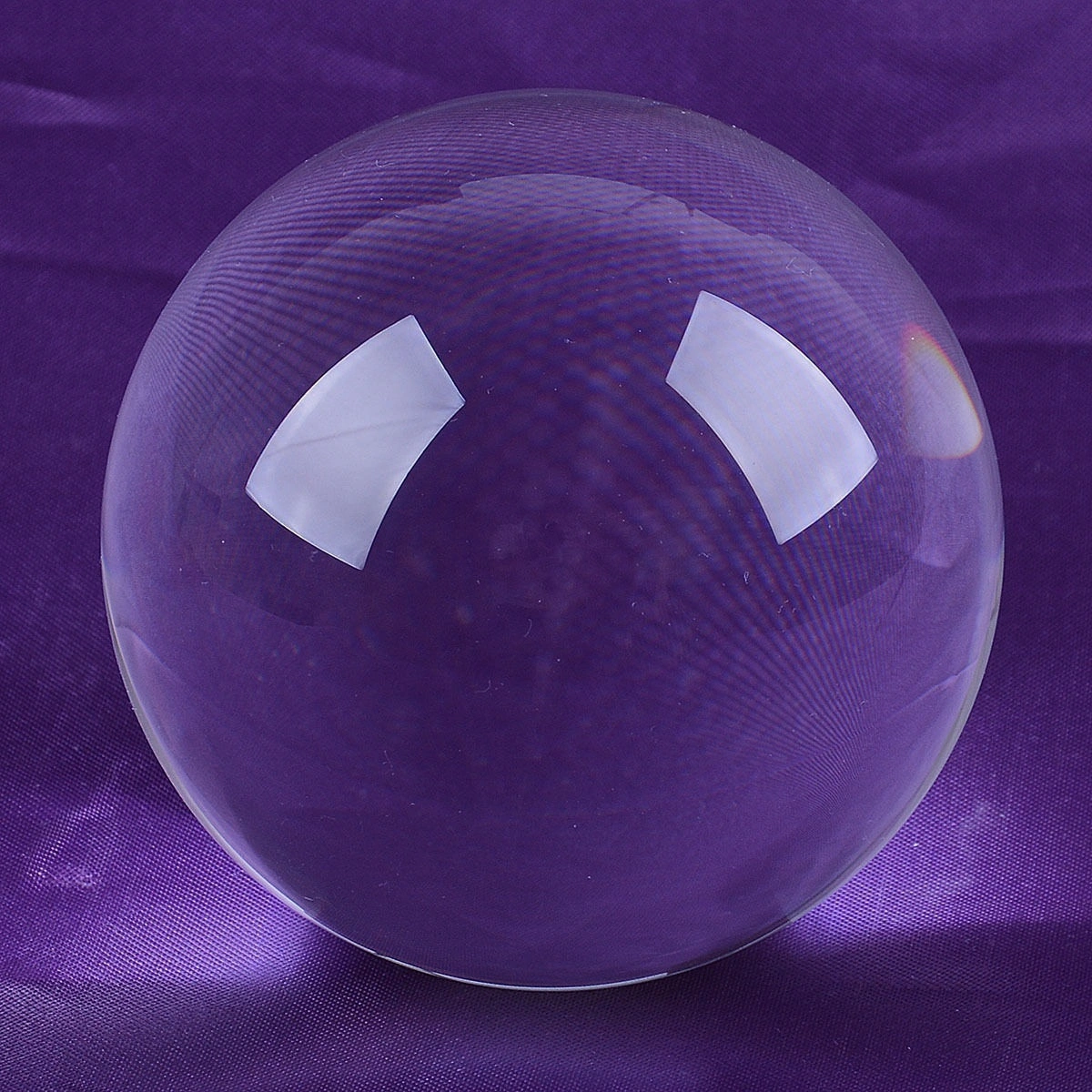 Transparent Crystal Ball, Juggling Clear Healing Sphere Home Decoration