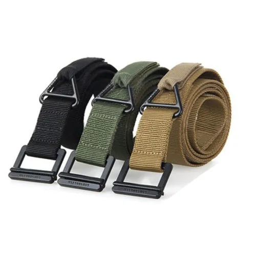 Men Outdoor Survival Tactical Belt Adjustable Emergency Military Belt