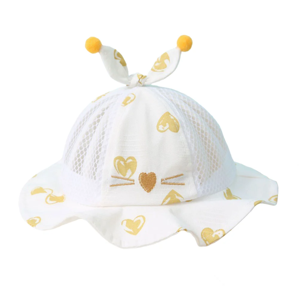 Baby Summer Bucket Hat, Breathable Sun Protection Infant Fisherman Hat