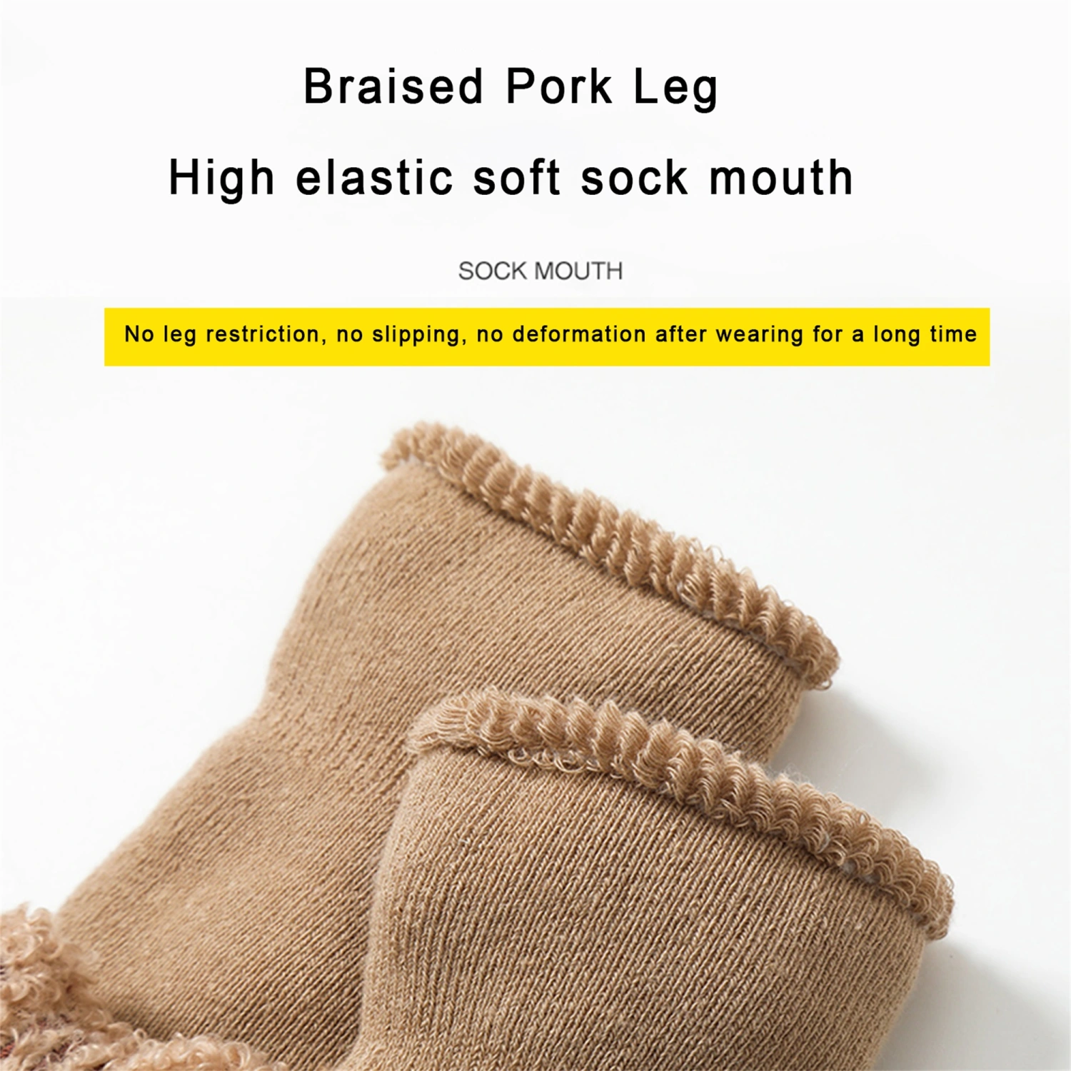 Baby Cartoon Socks Slipper Socks Kids Newborn Warm Thick Grip Socks