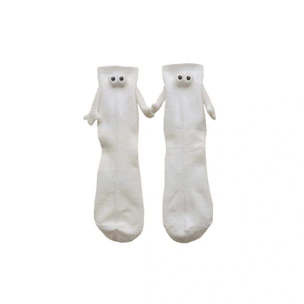 Couple Holding Hands Socks Cartoon Socks with Magnetic Hands 