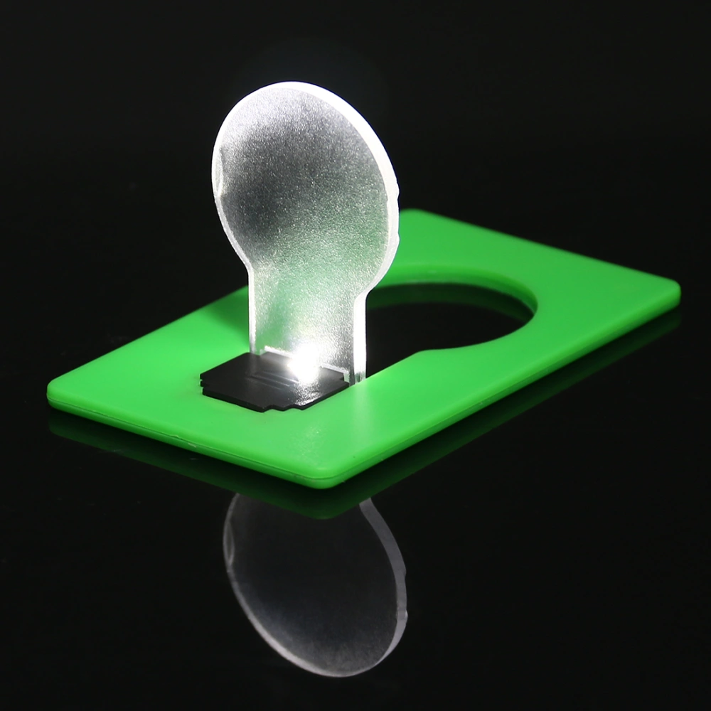 Mini LED Credit Card Night Light, Switch Card Sharp Light Bulb Light