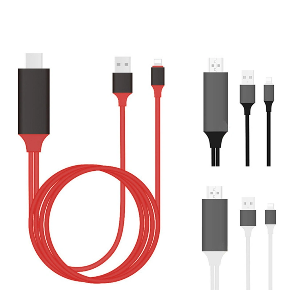 HDMI Cable for iPhone iPad Compatible with iPhone iPad to Hdmi Adapter Cable