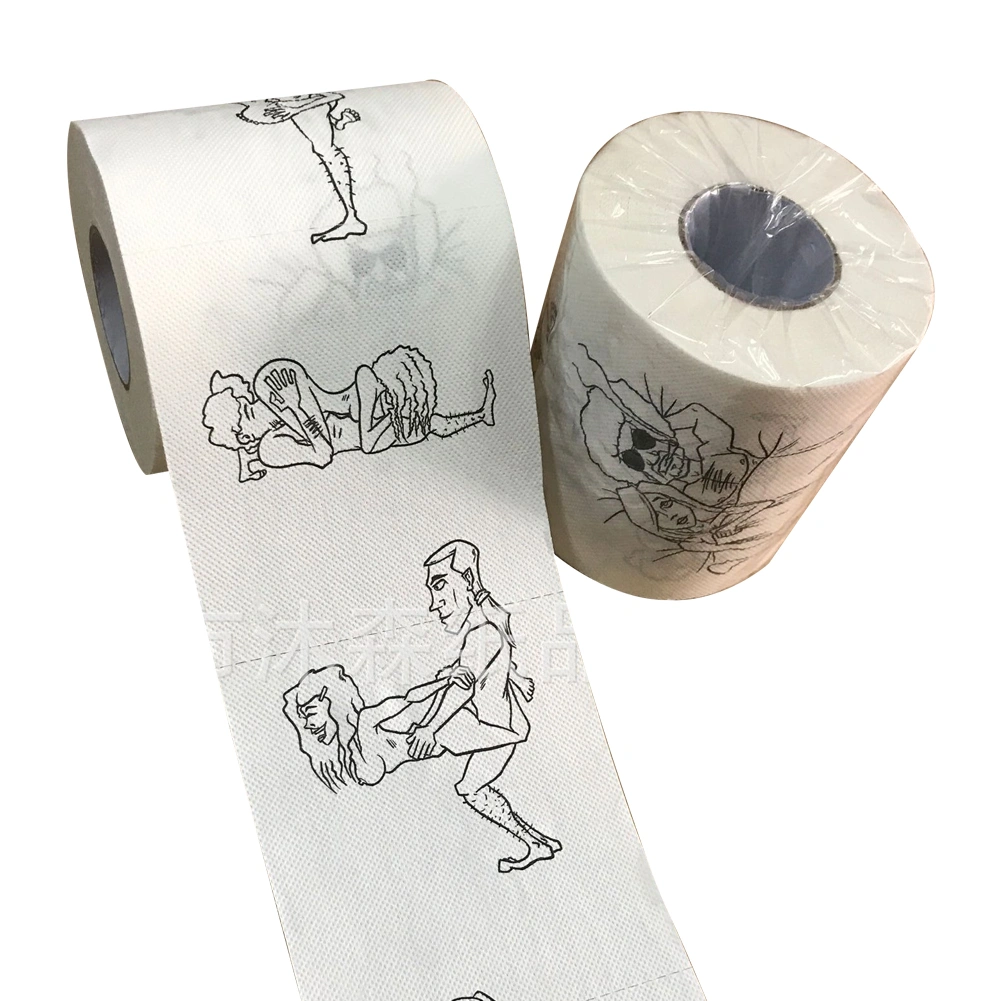 Creative Roll Paper, Cartoon Beauty/Joke/Sudoku/Maze Printed Paper Towels