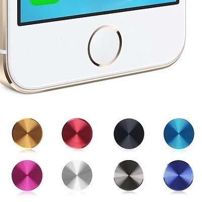 Round Home Button Sticker for iPhone 4S 4 5 5S 3G 3GS iPod iPad