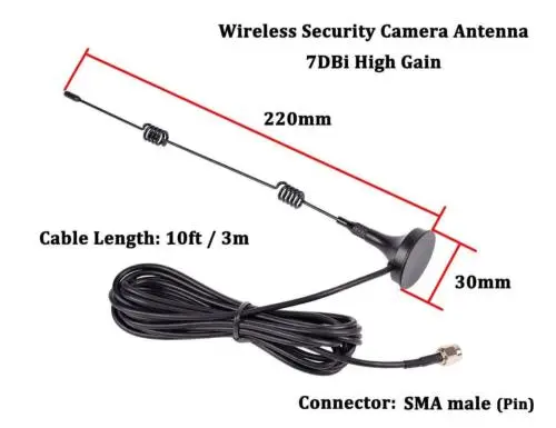 WiFi Antenna Extension Cable Wireless Security Camera for ANRAN
