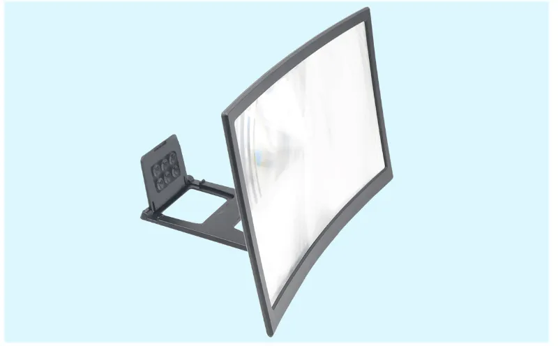 Mobile Phone Amplifier Stand Cleaning Portable Curved 3D Amplifier Bracket