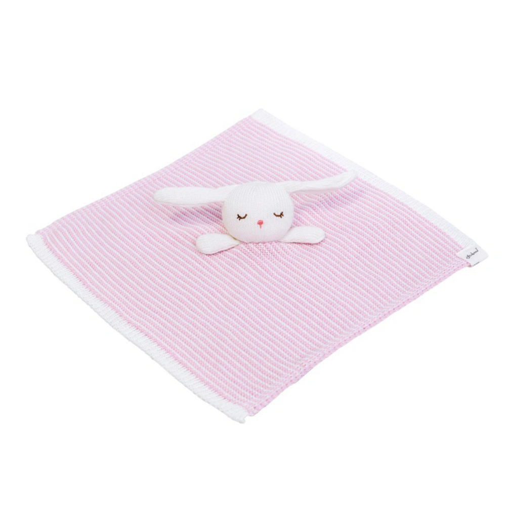 Newborn Baby Comfort Saliva Towel Cartoon Bunny Plush Toys Soft Towel