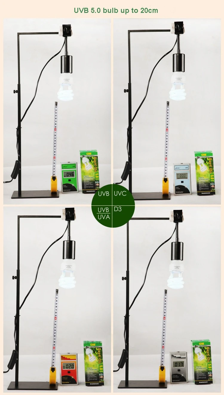 UVB 13W Energy Saving Lamps ES-E27 Reptile Light Bulb UV Glow Lamp