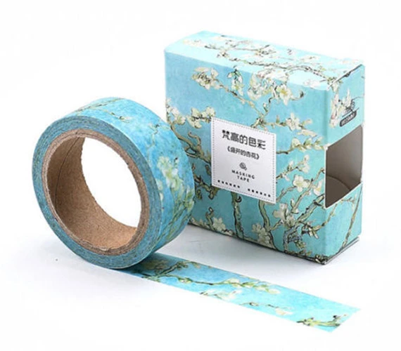 1pcs Oil Paint Washi Tape, Masking Sticker for Scrapbook Decor, Duck Patterns