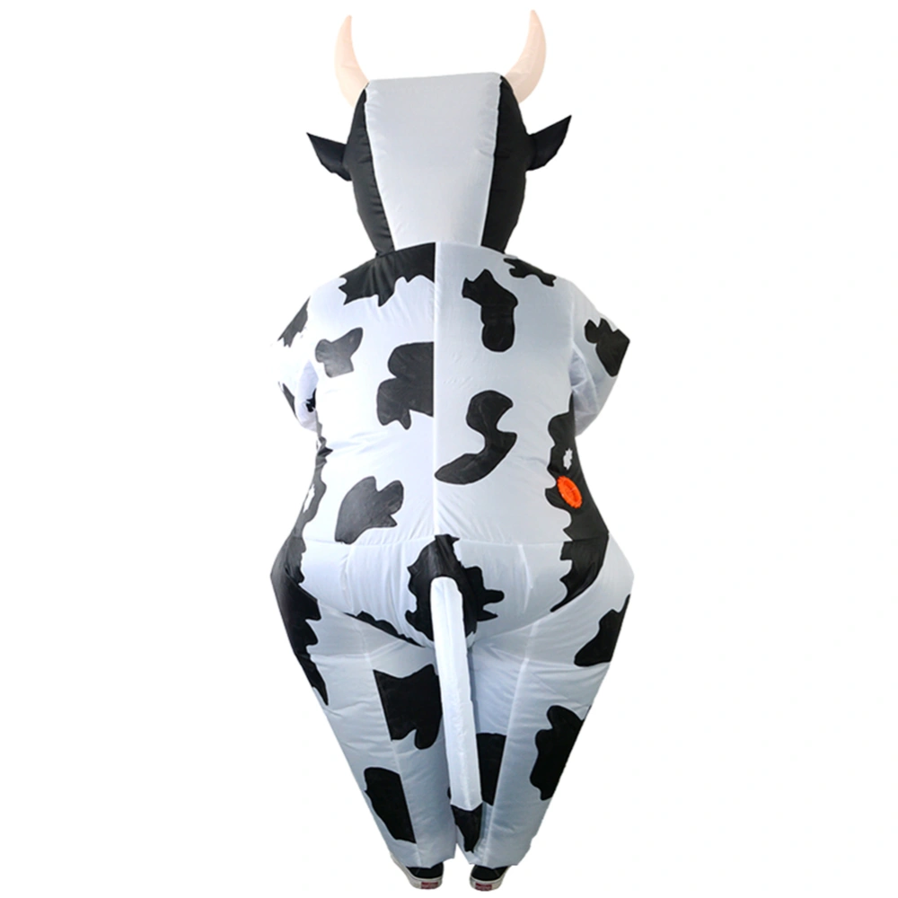 Halloween Cow Inflatable Adult Clothes, Fancy Party Cosplay Doll Props