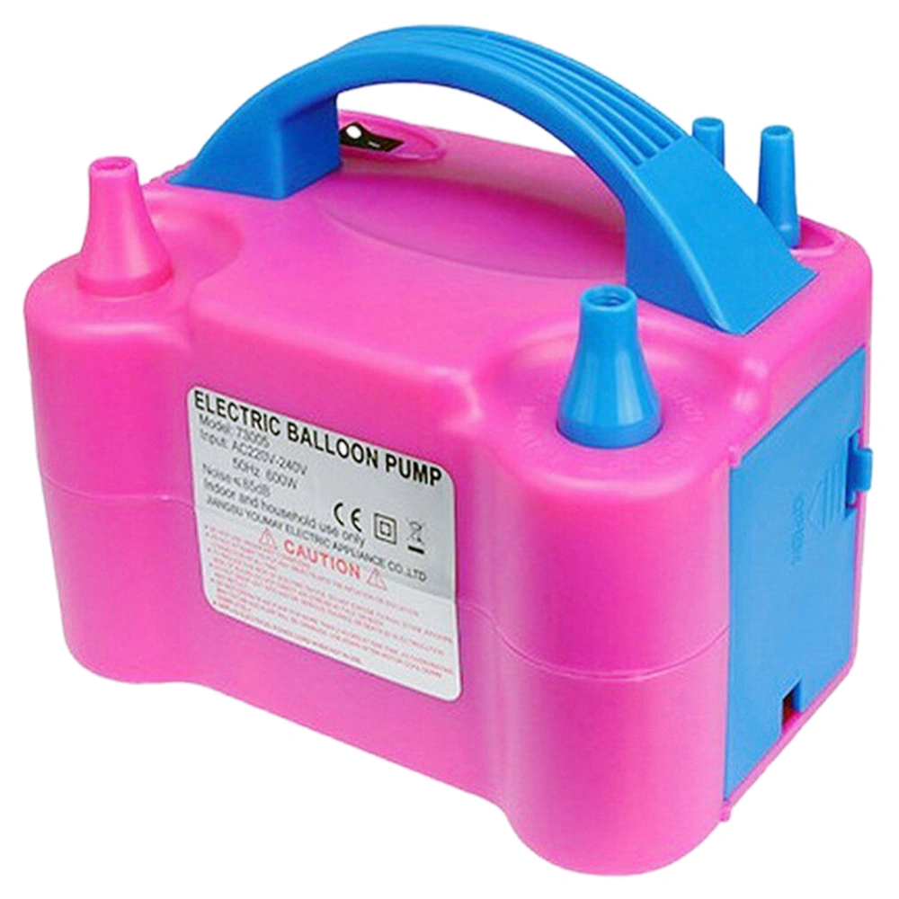 Portable Electric Balloon Pump, Air Inflation Motor Pump with 2Nozzles