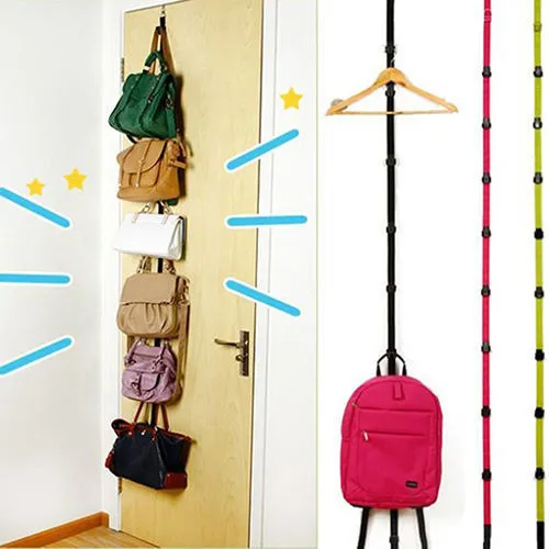 Adjustable Straps Hanger Door Back Rack Holder Organizer for Hat Clothes