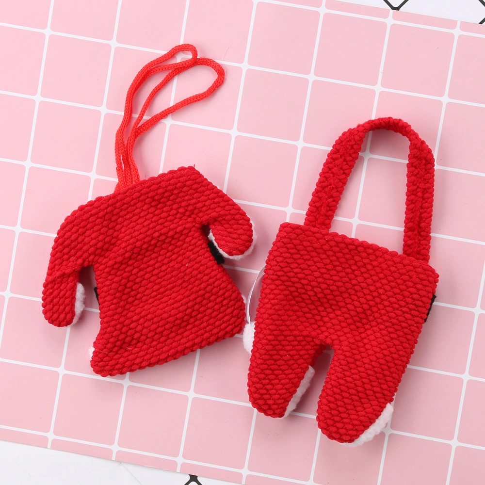 Christmas Silverware Holder, Clothing-Shaped Bag Protective Tools