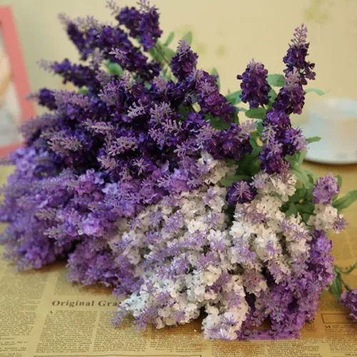 Festival Synthetic Hand-made Variegated Flowers without Basket