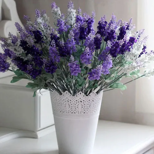 Festival Synthetic Hand-made Variegated Flowers without Basket