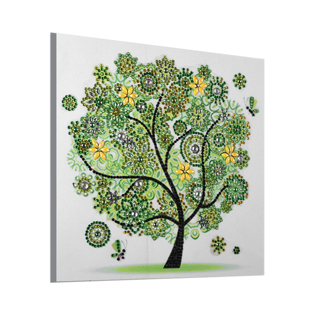 5D DIY Diamond Painting, Beautiful Tree Pattern Landscape Embroidery