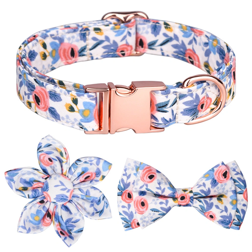 Dog Collar Bow Tie, Dog Flower Collar, Unique Lock Buckle, Dogs Cats