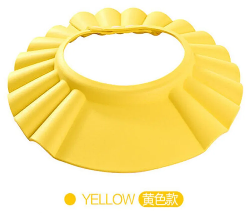 Baby Leisure Shampoo Cap Monochrome Light Adjustable Stylish Bathing Hat