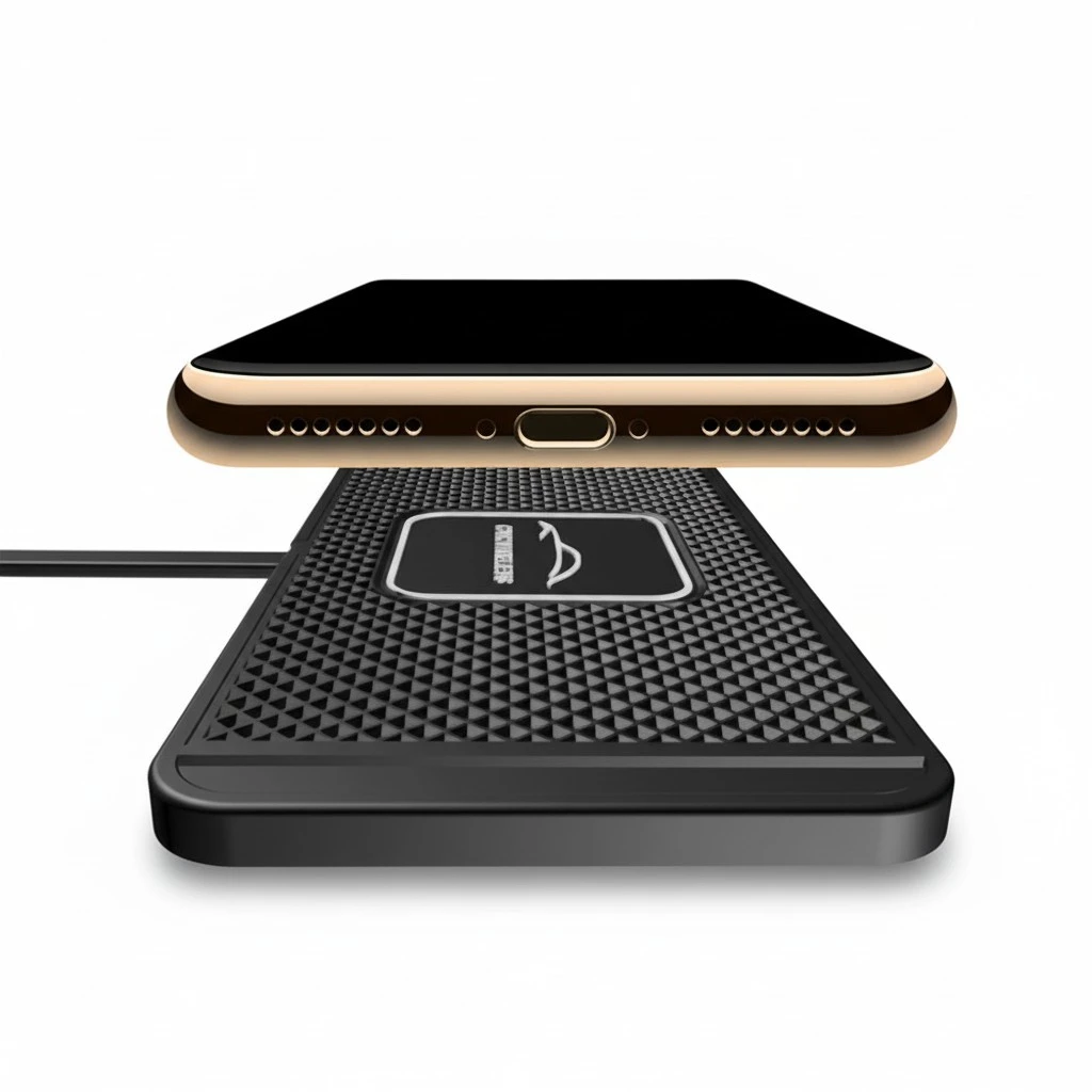 QI Wireless Car Phone Charger, Charging Pad Mat for iPhone Samsung