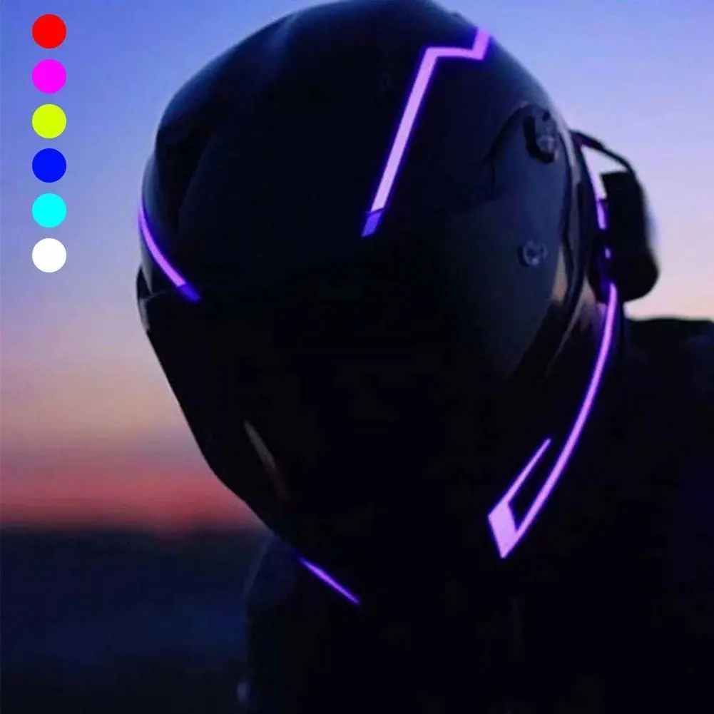 Motorcycle Helmet LED Light Night Riding Waterproof Lighting Accessories