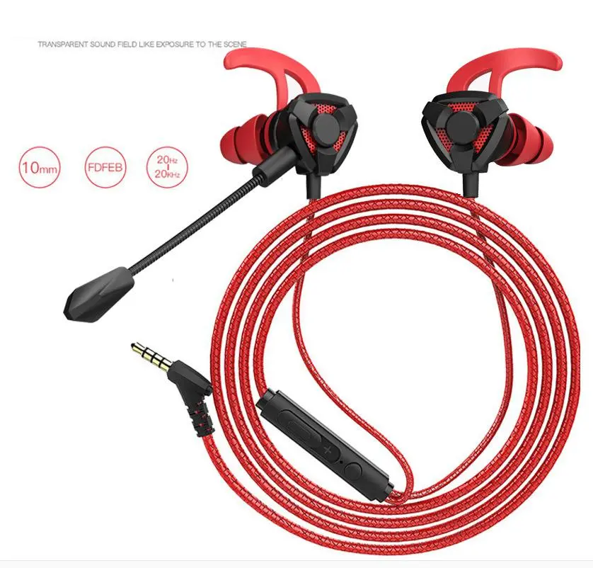 Gaming Earphone for Pubg PS4 CSGO, Games Headset with Mic Volume Control