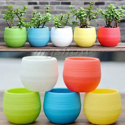 Lightweight Potted Tool Monochrome Fashion Cute Small Flower Pot