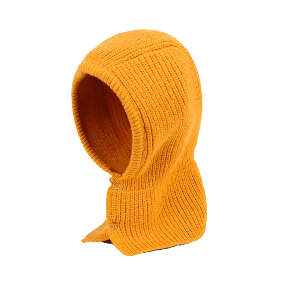 Men Women Balaclava Beanie, Solid Color Winter Warm Hood Hat