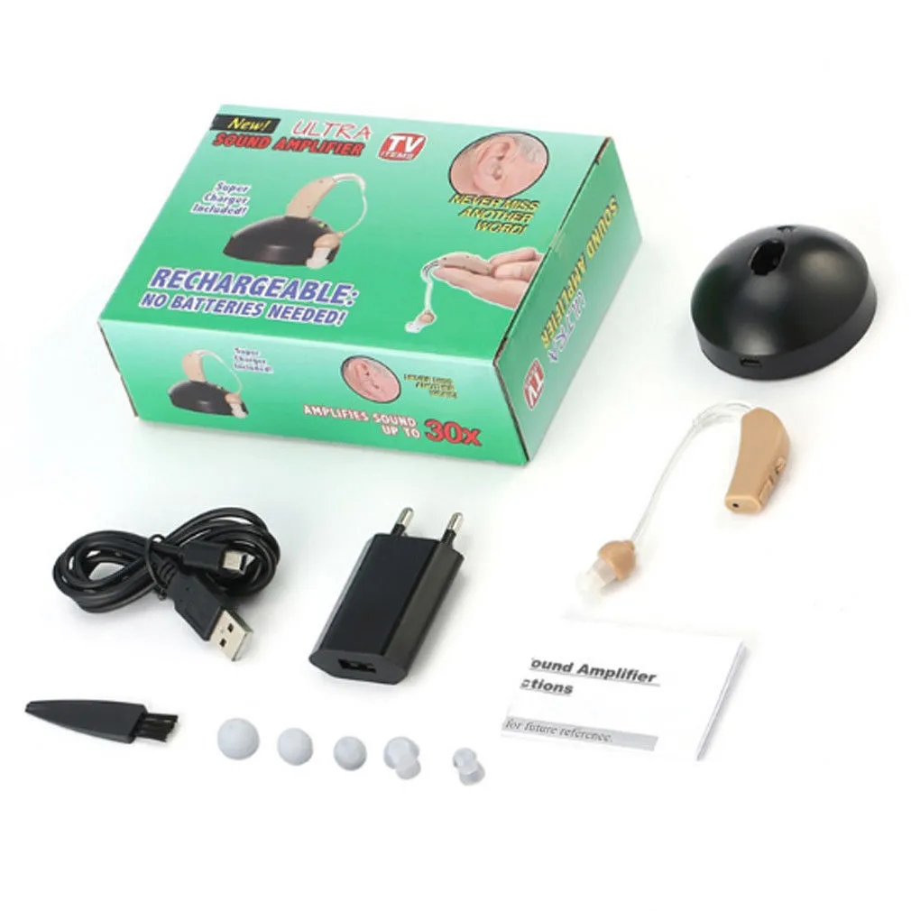 Hearing Amplifier, Tone Hearing Aids Rechargeable Sound Amplifier