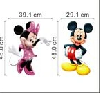 Wall Stickers, Mickey Minnie Mouse PVC Wall Stickers Wall Posters