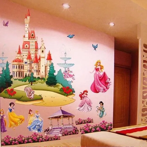 Princess Castle Fairy Wall Decals Wall Stickers Decor Vinyl Art Mural